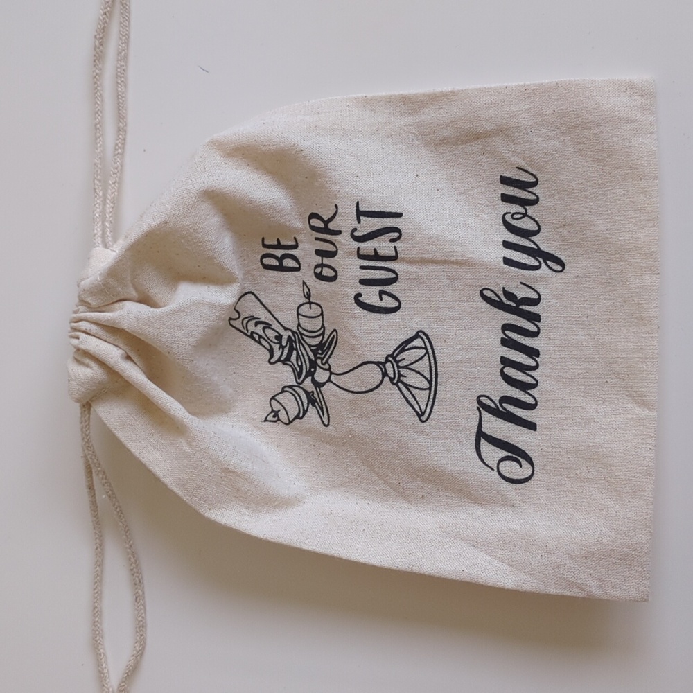 Pack of 2 - Beauty and the Beast Drawstring Bag